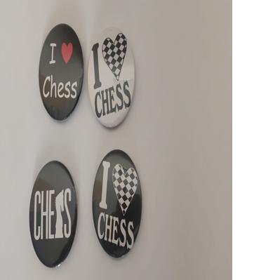 Chapas Con Diferentes Motivos de "Ajedrez"